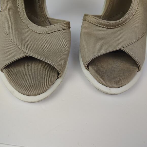 Prada Calzature Donna Kkaki Open Toe Sandal IT Size 40 - Picture 12 of 16